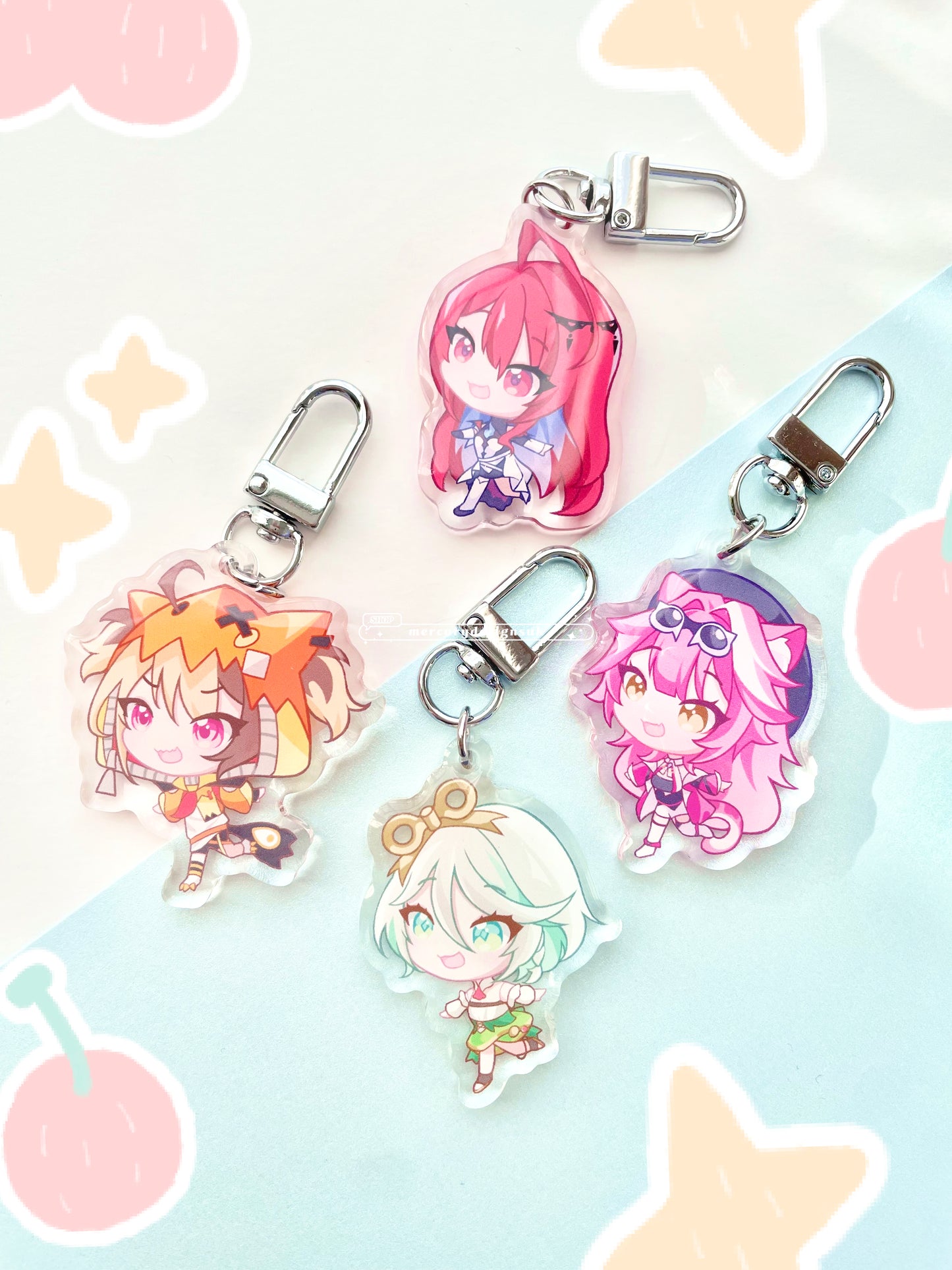Hololive Justice Charms