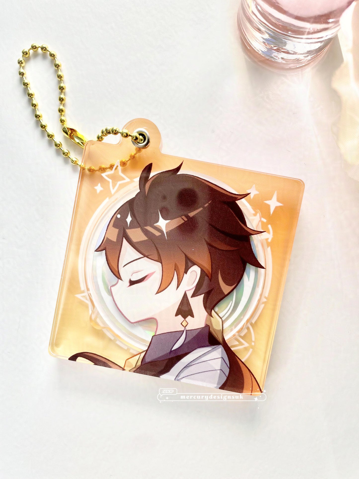 Genshin Impact CD Charm - ZHONGLI