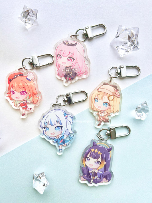 Hololive Myth Charms