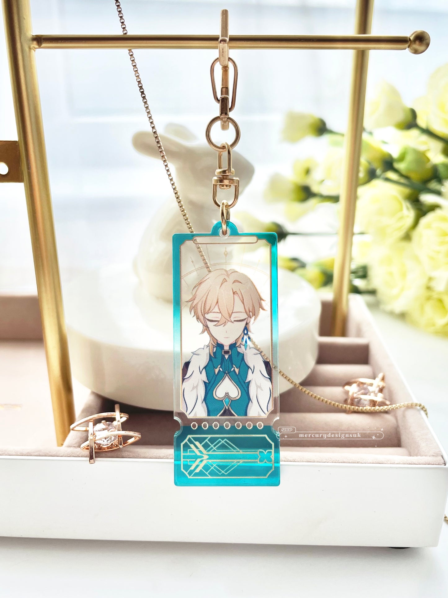 Honkai: Star Rail Keychain - AVENTURINE