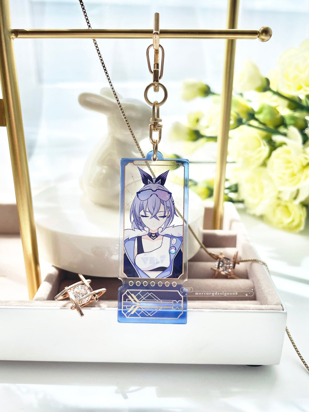 Honkai: Star Rail Keychain - SILVER WOLF